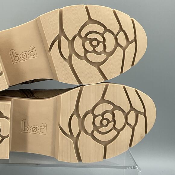 NEW B.O.C. Women’s Malika Inside Zip Lace Up Comfort Boots Off White Size 9M - Picture 10 of 10